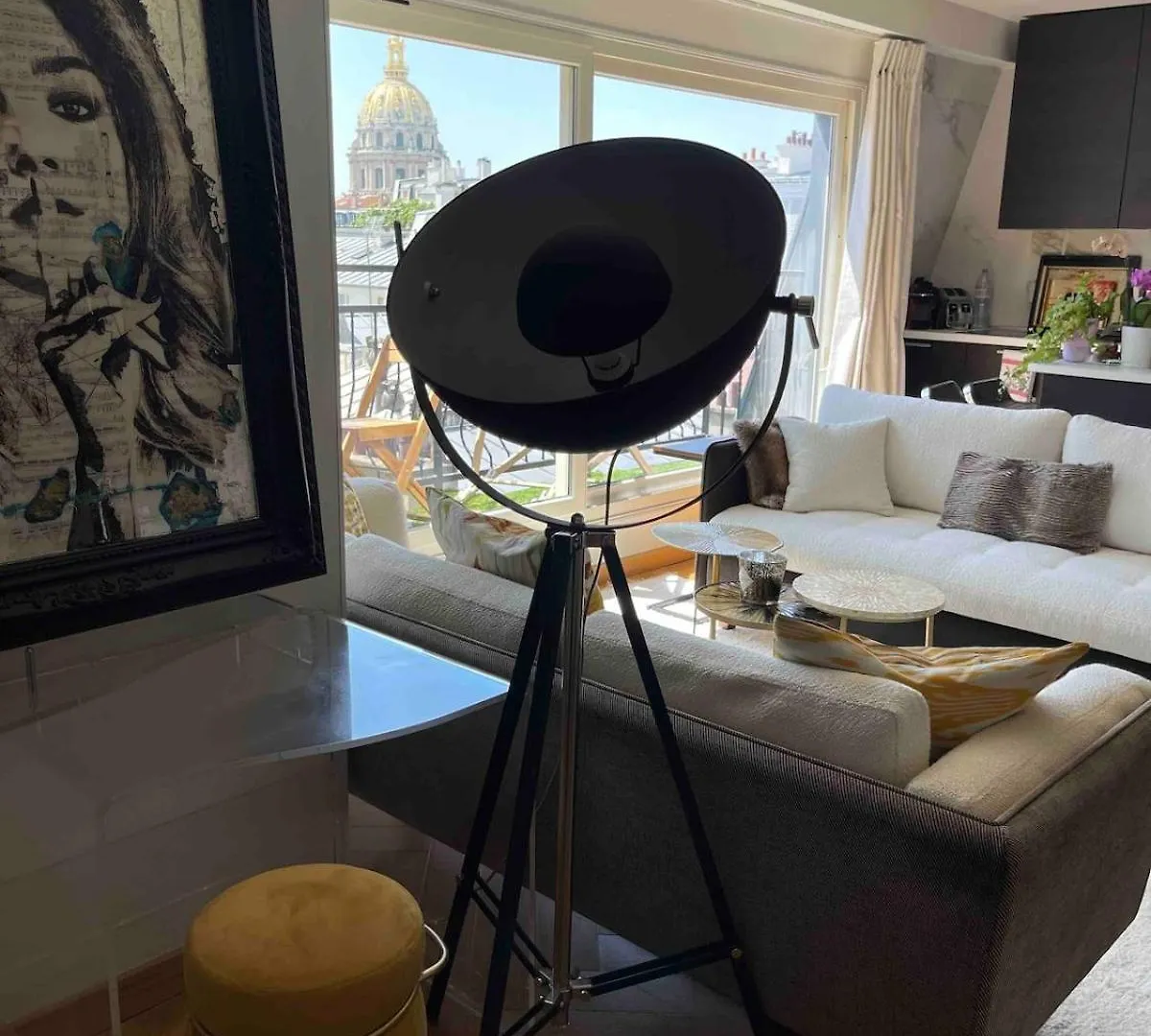 Beautiful Apartment Terrace Invalides And Fireplace Paryż Francja