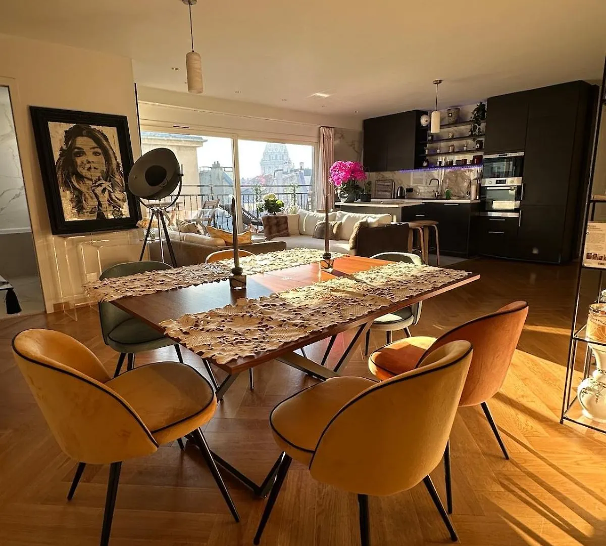 Beautiful Apartment Terrace Invalides And Fireplace Paryż