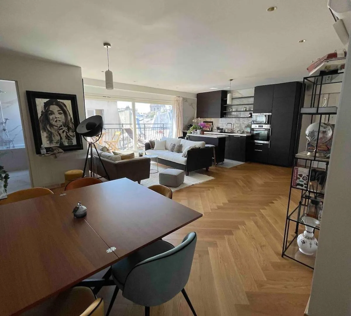 Beautiful Apartment Terrace Invalides And Fireplace Paryż Francja