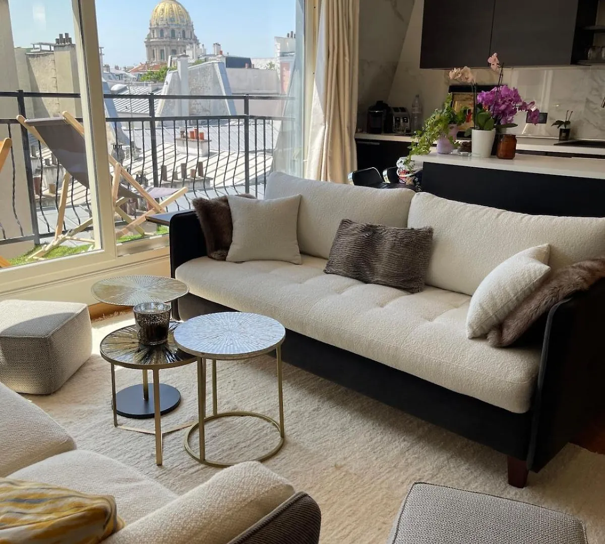 Beautiful Apartment Terrace Invalides And Fireplace Paryż Francja